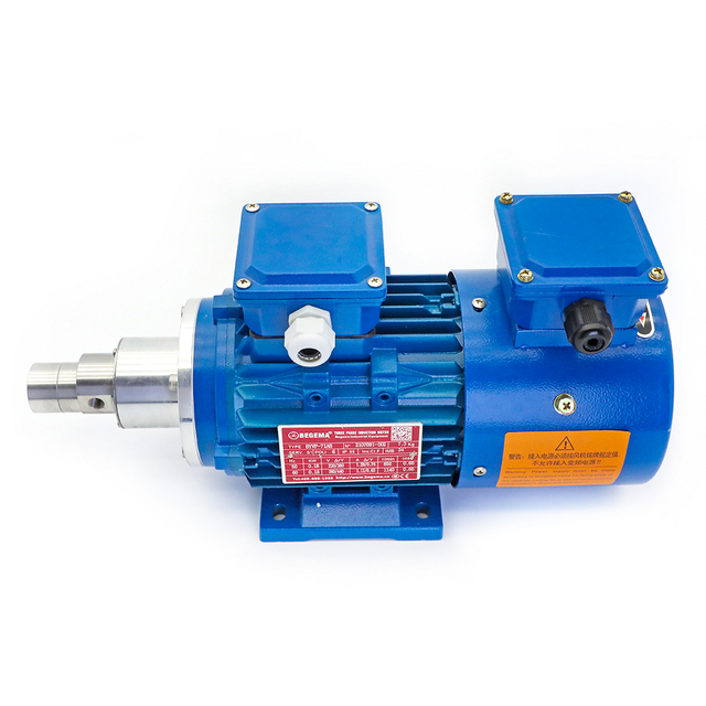 مضخة قياس التروس المغناطيسية الدقيقة مع محرك تردد متغير الانفجار