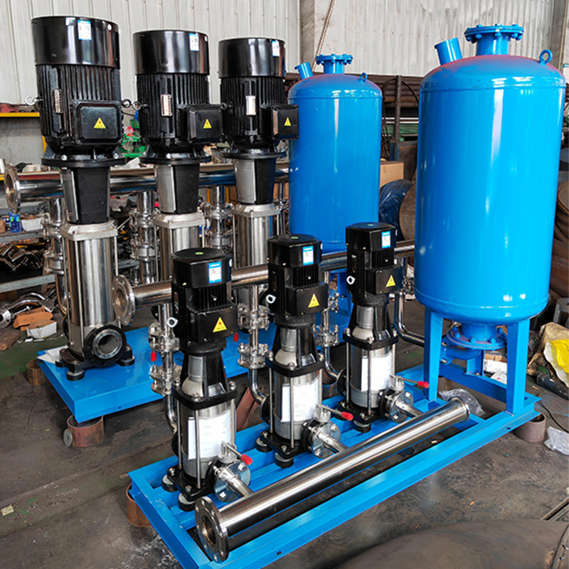 نظام إمداد المياه بمضخة مياه تعمل بالطرد المركزي العمودي متعدد المراحل